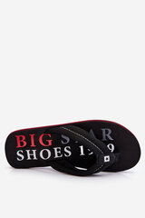 Vīriešu čības, Big Star LL174614 melnas cena un informācija | Vīriešu iešļūcenes, čības, sandales | 220.lv