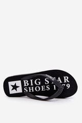 Big zoe big star  for men's black kk174361 KK174361 цена и информация | Мужские шлепанцы, босоножки | 220.lv