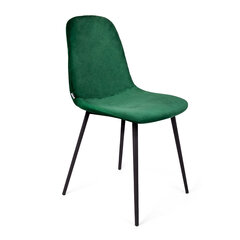 HOMLA Krēsls SLANK samta smaragds zaļš 44x52x85 cm cena un informācija | Virtuves un ēdamistabas krēsli | 220.lv