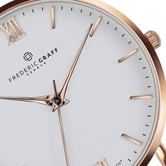 Pulkstenis sievietēm Frederic Graff Rose Dent Blanche Rose Gold Mesh FAG-3920 cena un informācija | Sieviešu pulksteņi | 220.lv