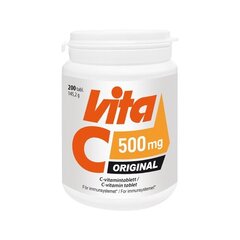 Uztura bagātinātājs Vita C Original 500mg tab. N200 cena un informācija | Vitamīni, preparāti, uztura bagātinātāji imunitātei | 220.lv