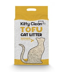 KittyClean Tofu kaķu pakaiši /2,5kg/ Natural cena un informācija | Kaķu smiltis, pakaiši | 220.lv