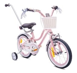 Bērnu velosipēds Sun Baby J03.016.2.7 - HEART 14', rozā цена и информация | Велосипеды | 220.lv