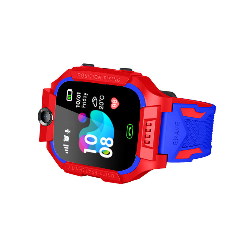 Happyjoe Quaro Red viedpulkstenis bērniem ar zvanu funkciju, atrašanās vietas izsekošanas funkciju, kameru, mūzikas atskaņotāju un spēlēm cena un informācija | Viedpulksteņi (smartwatch) | 220.lv