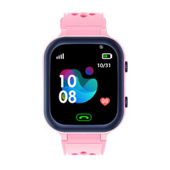 Детские смарт-часы Happyjoe Qudro Pink с функцией вызова, отслеживанием местоположения, камерой, музыкальным плеером и играми цена и информация | Смарт-часы (smartwatch) | 220.lv