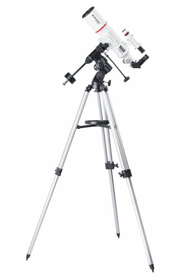 Teleskops BRESSER Refractor 90/500 EQ3 >180x ar zvaigžņu karti cena un informācija | Teleskopi un mikroskopi | 220.lv