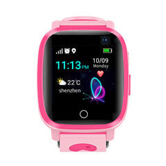 Happyjoe Quipplo Pink viedpulkstenis bērniem ar zvanu funkciju, 2G savienojumu, kameru, atrašanās vietas noteikšanu un ūdensizturību цена и информация | Смарт-часы (smartwatch) | 220.lv