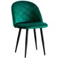 Krēsls Viking Glamour, 78 x 48 x 44, zaļš cena un informācija | Virtuves un ēdamistabas krēsli | 220.lv