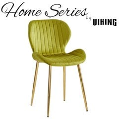 2 krēslu komplekts Viking, Diana, olīvu cena un informācija | Virtuves un ēdamistabas krēsli | 220.lv