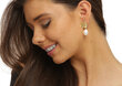JwL Luxury Pearls Skaisti apzeltīti auskari ar īstām baroka pērlēm JL0724 sJL0724 cena un informācija | Auskari | 220.lv