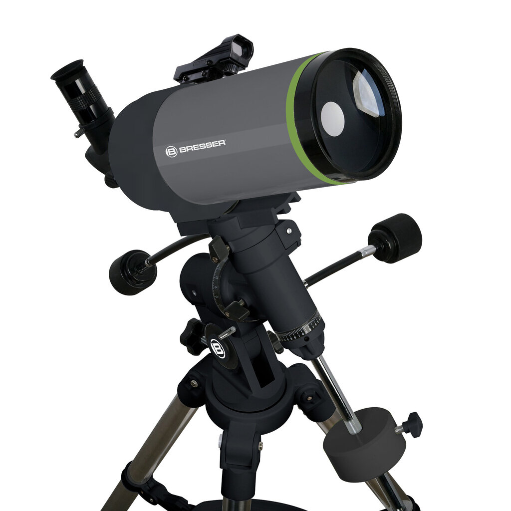 BRESSER FirstLight MAC 100/1400 Teleskops ar EQ-3 stiprinājumu cena un informācija | Teleskopi un mikroskopi | 220.lv