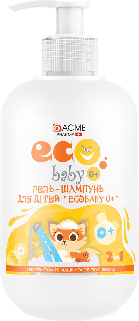 ECO BABY 0+ gels-šampūns bērniem ar kumelīšu ekstraktu 500ml cena un informācija | Šampūni | 220.lv