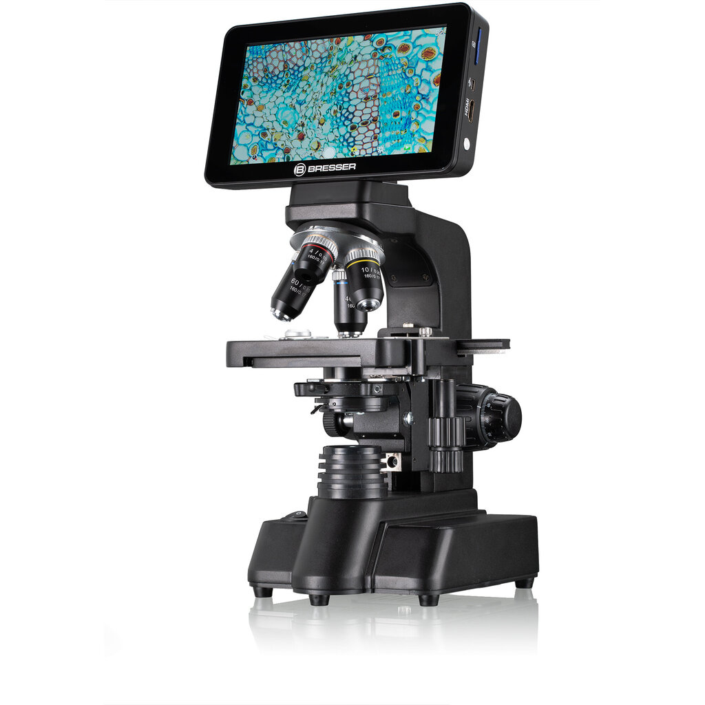 BRESSER Researcher LCD mikroskops cena un informācija | Teleskopi un mikroskopi | 220.lv