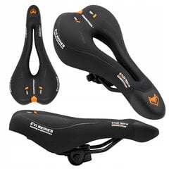 Sporta velosēdeklis EVI G-FLEX TECH G35, melns цена и информация | Седла для велосипедов и чехлы на сиденья | 220.lv