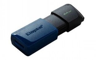 DataTraveler Exodia M, Kingston, 64 GB, 3.2 цена и информация | USB накопители | 220.lv