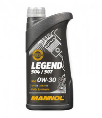 Motoreļļa Mannol 7730 Legend 504/507 0W-30, 1l cena un informācija | Motoreļļas | 220.lv