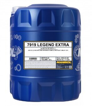 Motoreļļa Mannol 7919 Legend Extra 0W-30, 20l cena un informācija | Motoreļļas | 220.lv