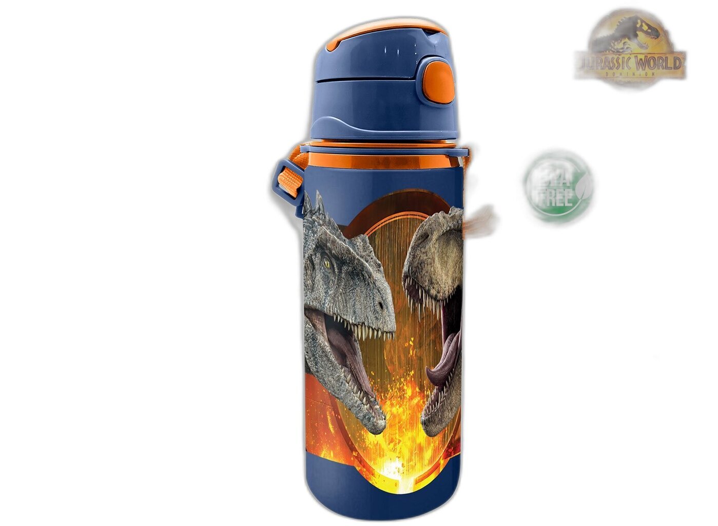 Jurassic World alumīnija pudele 600ml цена и информация | Ūdens pudeles | 220.lv