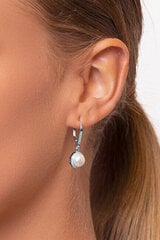 Brilio Silver Burvīgi sudraba auskari ar pērlēm un cirkoniem EA88 sBS1066 cena un informācija | Auskari | 220.lv