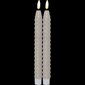 LED sveču komplekts Swirl 2 gab. 25CM cena un informācija | Sveces un svečturi | 220.lv