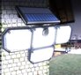 LED prožektors ar 181LED kustības sensoru 29x20CM ar 9W saules paneli цена и информация | Āra apgaismojums | 220.lv