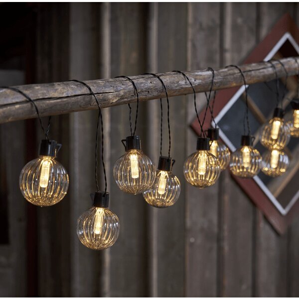 LED dekoratīvā gaismas ķēde “Bumbas” 8.6M 10 spuldzes цена и информация | Ziemassvētku lampiņas, LED virtenes | 220.lv