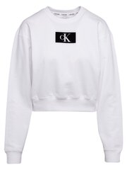 CALVIN KLEIN Lounge Sweatshirt White 545664539 цена и информация | Женские кофты | 220.lv