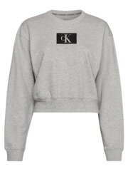 CALVIN KLEIN Lounge Sweatshirt Grey Heather 545664682 cena un informācija | Sieviešu džemperi | 220.lv