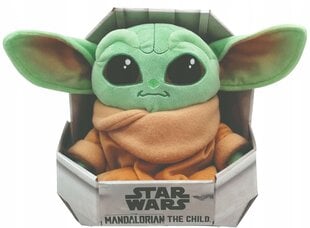Plīša mīkstā rotaļlieta Baby Yoda Star Wars, 25cm cena un informācija | Mīkstās (plīša) rotaļlietas | 220.lv