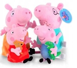 Набор плюшевых игрушек Свинка Пеппа, 4 шт. цена и информация | Мягкие игрушки | 220.lv