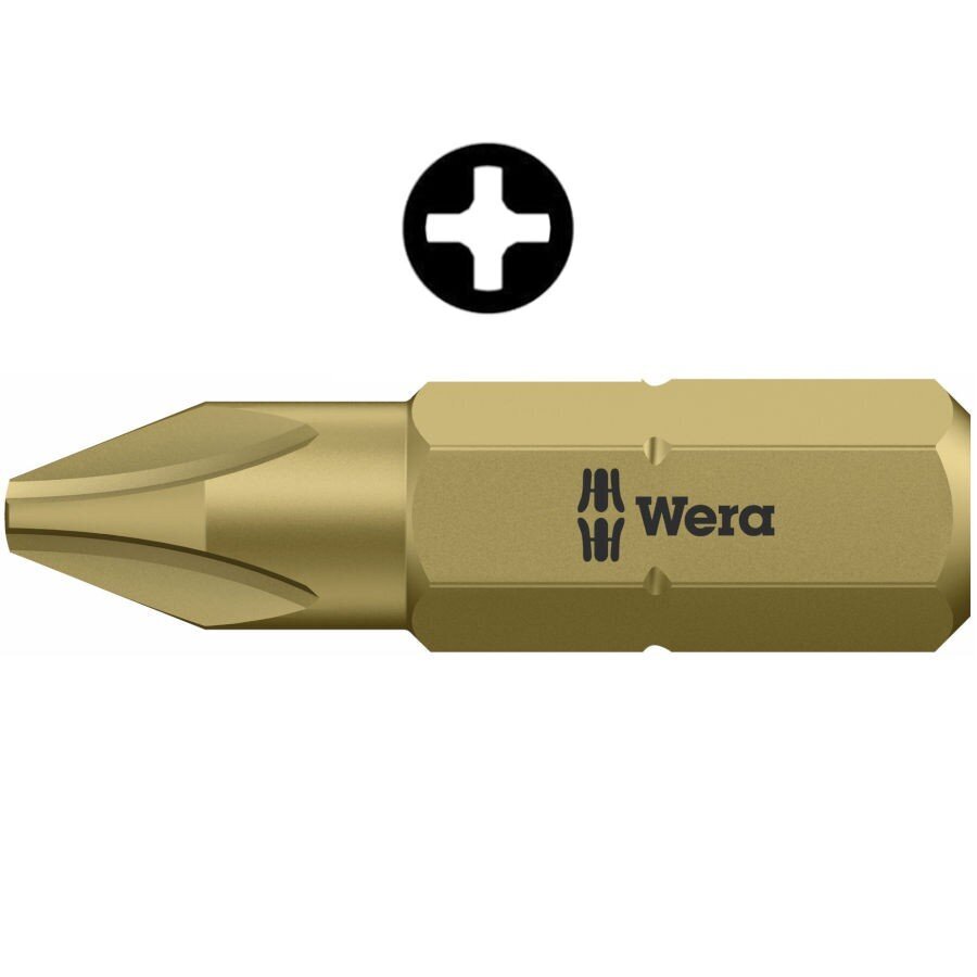 Wera uzgalis 851/1 A, PH 3 x 25 mm, aviācija cena un informācija | Rokas instrumenti | 220.lv