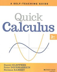 Quick Calculus: A Self-Teaching Guide 3rd edition cena un informācija | Ekonomikas grāmatas | 220.lv