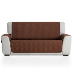 Bestcovers Biezs vienpusējs dīvāna aizsargs 110x195cm, brūns cena un informācija | Mēbeļu pārvalki | 220.lv