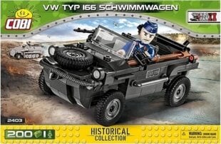 Konstruktors Cobi Klocki VW Typ 166 Schwimmwagen, 200 d. cena un informācija | Konstruktori | 220.lv