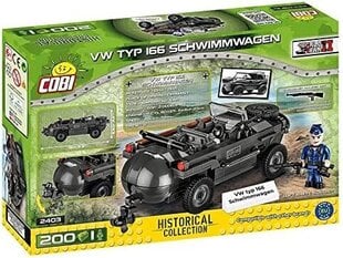 Конструктор Cobi Klocki VW Typ 166 Schwimmwagen, 200 д. цена и информация | Конструкторы и кубики | 220.lv