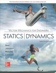 ISE Vector Mechanics for Engineers: Statics and Dynamics 12th edition cena un informācija | Sociālo zinātņu grāmatas | 220.lv