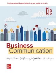 Business Communication ISE 13th edition cena un informācija | Ekonomikas grāmatas | 220.lv