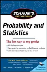 Schaum's Easy Outline of Probability and Statistics, Revised Edition Revised edition цена и информация | Книги по экономике | 220.lv