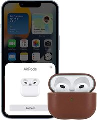 Чехол для наушников AirPods 3-го поколения, коричневый, Maogoam цена и информация | Наушники | 220.lv