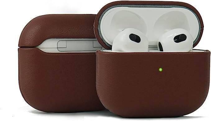 Austiņu maciņš priekš AirPods 3rd Generation, brūns, Maogoam cena un informācija | Austiņas | 220.lv