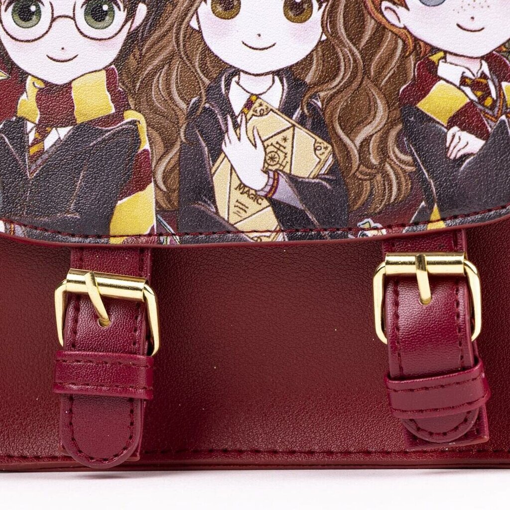 Plecu soma Harry Potter, sarkana (18,5 x 16,5 x 5,3 cm) cena un informācija | Skolas somas | 220.lv