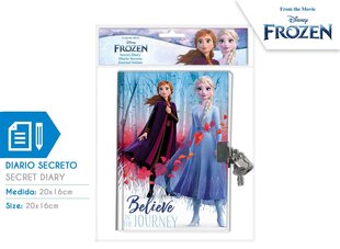 Frozen II piekaramā dienasgrāmata cena un informācija | Burtnīcas un papīra preces | 220.lv