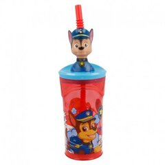 Paw Patrol 3D krūze ar salmiņiem 360 ml цена и информация | Фляги для воды | 220.lv