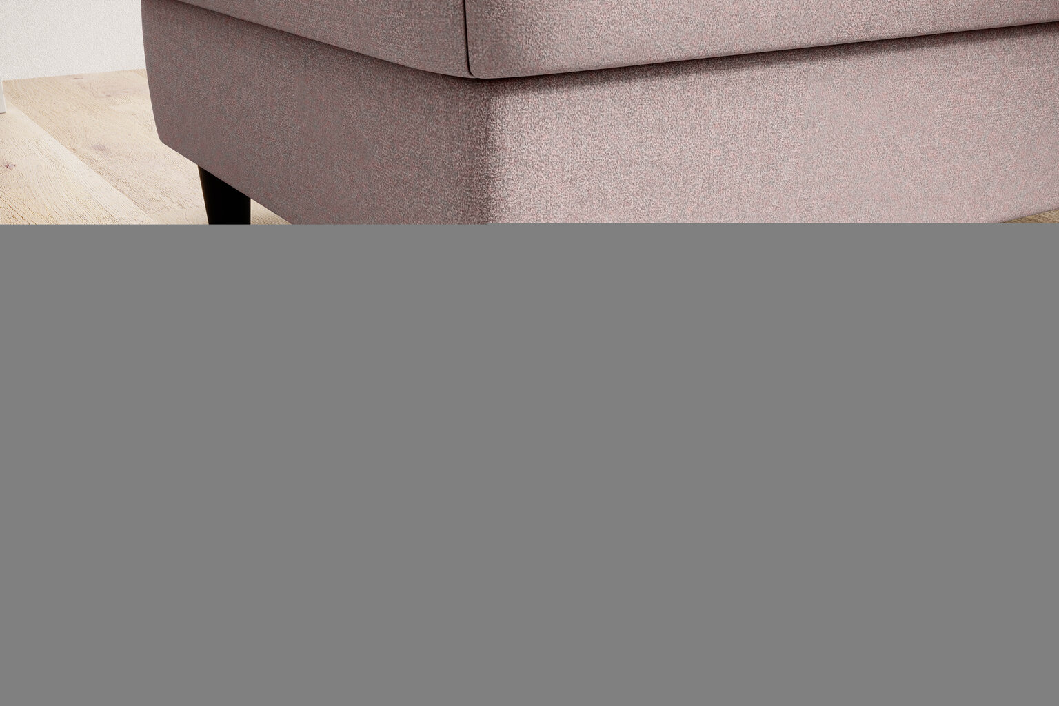 Pufs Bellis, 97x62x42cm, gaiši rozā cena un informācija | Sēžammaisi, pufi | 220.lv