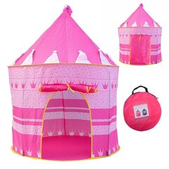 Bērnu telts Pils, rozā cena un informācija | Bērnu rotaļu laukumi, mājiņas | 220.lv