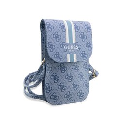 Guess PU 4G Printed Stripes Phone Bag Blue cena un informācija | Telefonu vāciņi, maciņi | 220.lv