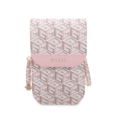 Guess PU G Cube Phone Bag Pink cena un informācija | Telefonu vāciņi, maciņi | 220.lv