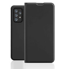 Fusion Smart Soft Case grāmatveida maks telefonam Samsung A536 Galaxy A53 5G melns cena un informācija | Telefonu vāciņi, maciņi | 220.lv