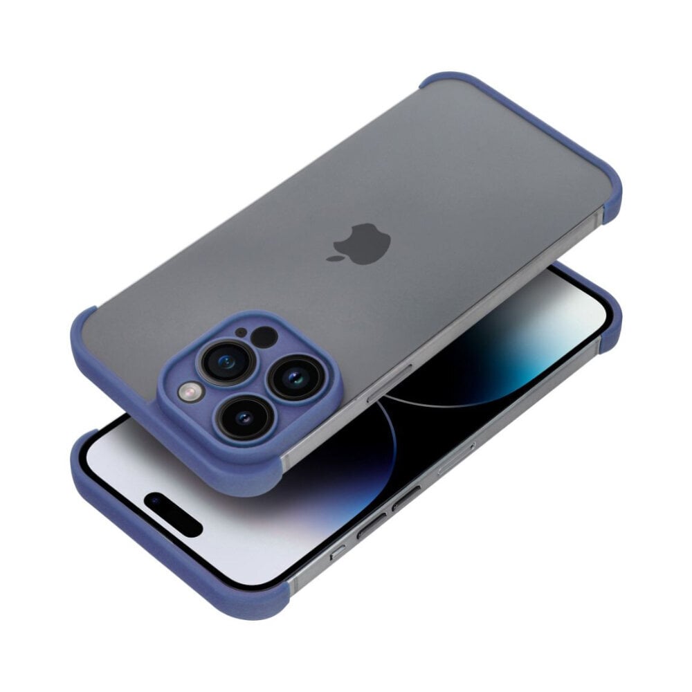 iPhone 14 (6,1") MINI BUMPERS futrālis ar kameras aizsardzību - Zils cena un informācija | Telefonu vāciņi, maciņi | 220.lv