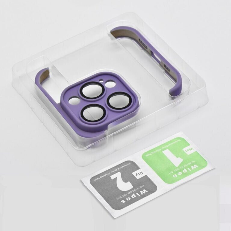 iPhone 13 Pro Max (6,7") MINI BUMPERS futrālis ar kameras aizsardzību - Tumši violets цена и информация | Telefonu vāciņi, maciņi | 220.lv
